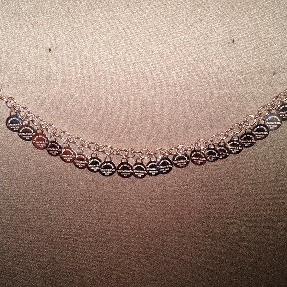 Tiffany Co Multi Circle Tag Bracelet 
